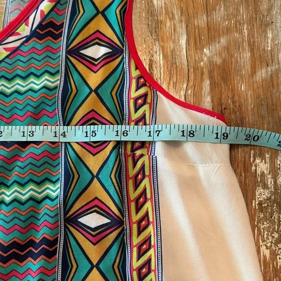 Flying Monkey Colorful Geometric Tank Top - Picture 10 of 12